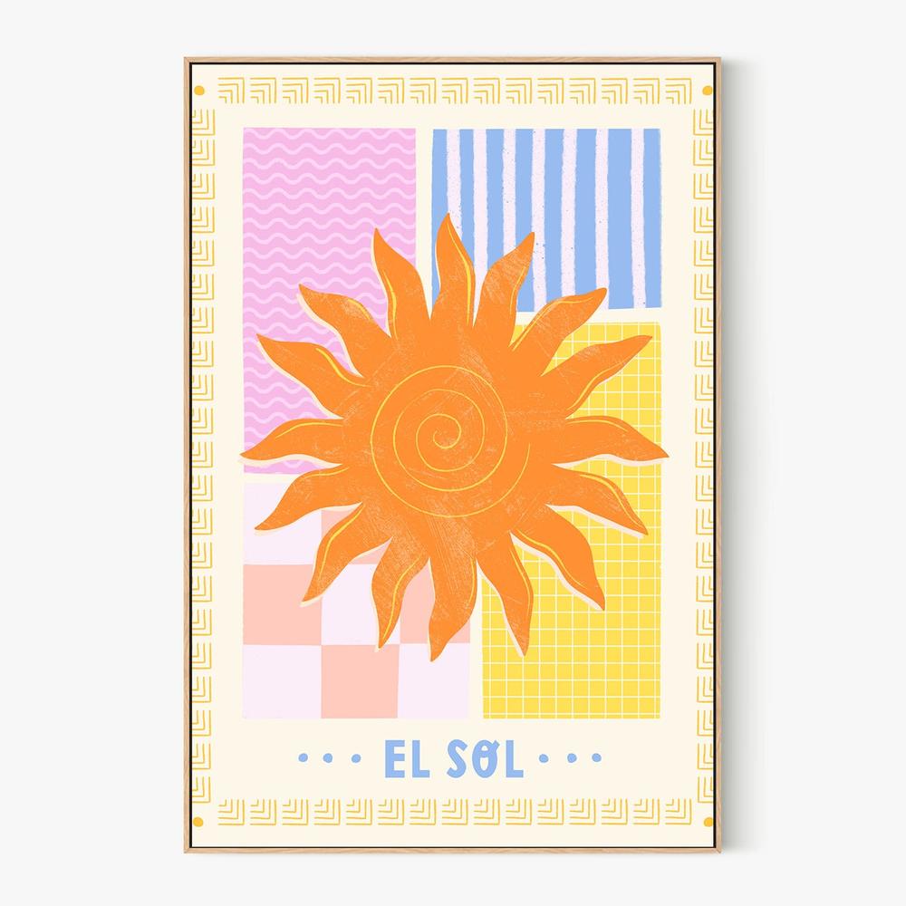 El Sol-by-Melissa Donne-wall-art-print-canvas-poster-framed-Gioia