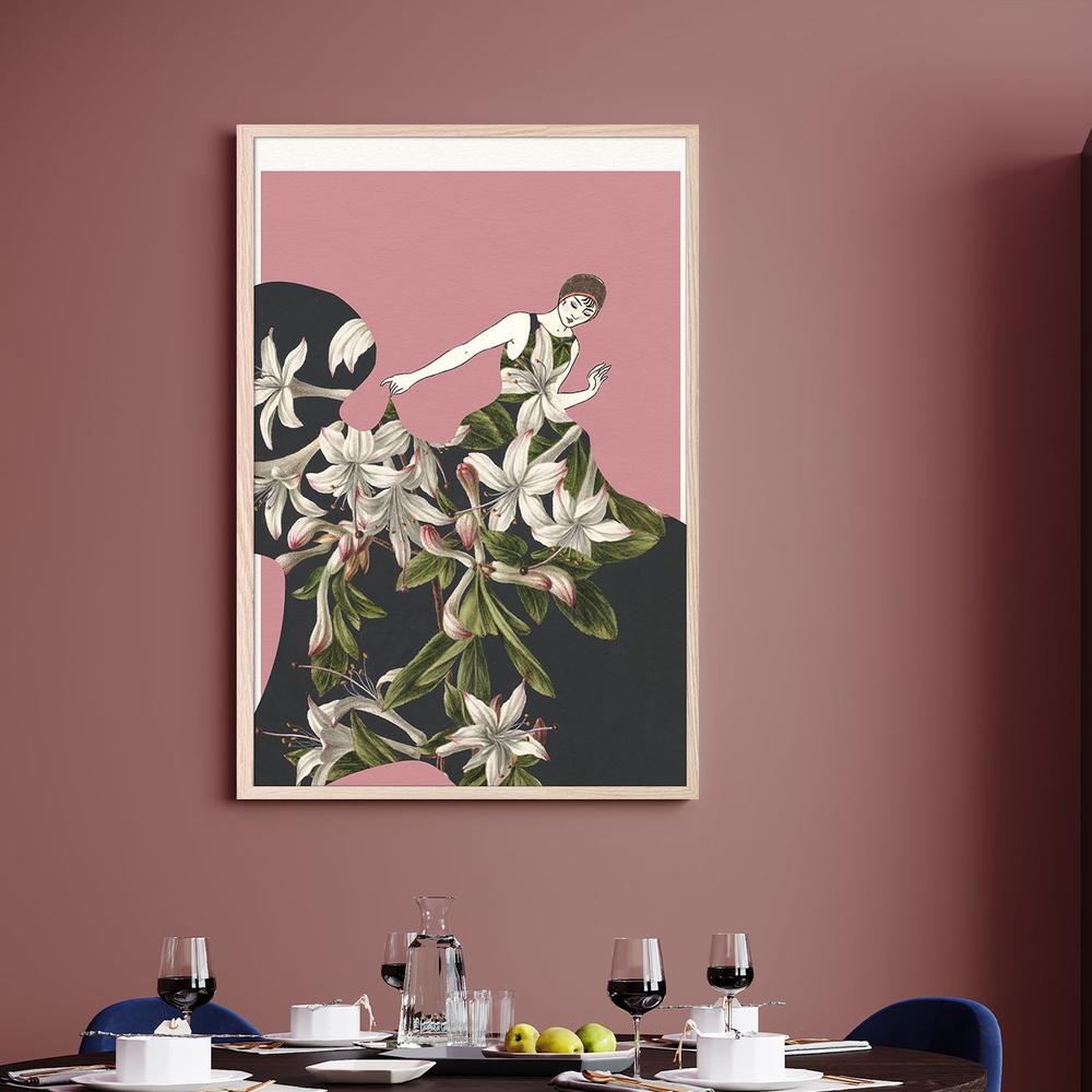 Elegant Floral Fashion-by-Wild Violets-wall-art-print-canvas-poster-framed-Gioia