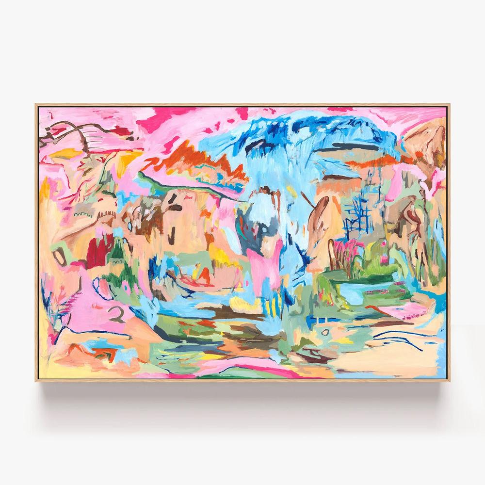 Euphoric Maze-by-Alpana Rai-wall-art-print-canvas-poster-framed-Gioia