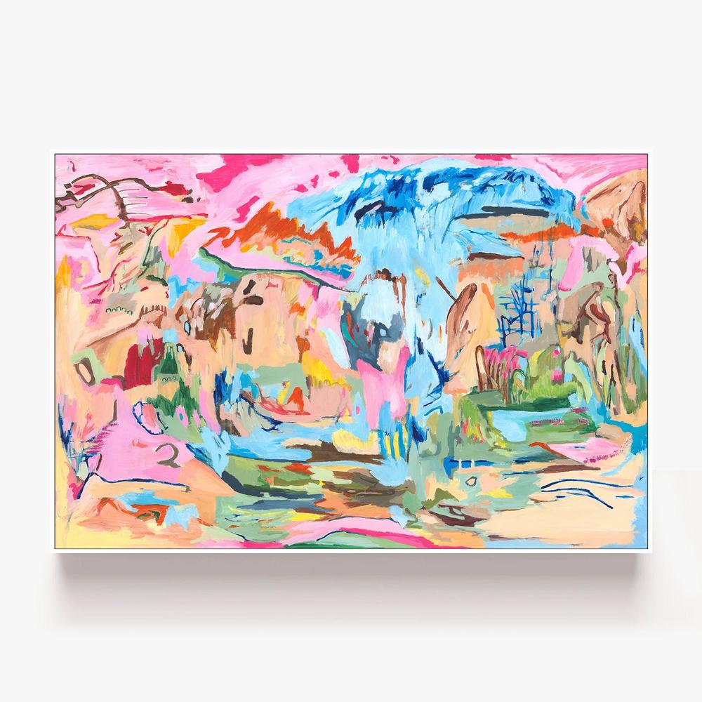 Euphoric Maze-by-Alpana Rai-wall-art-print-canvas-poster-framed-Gioia