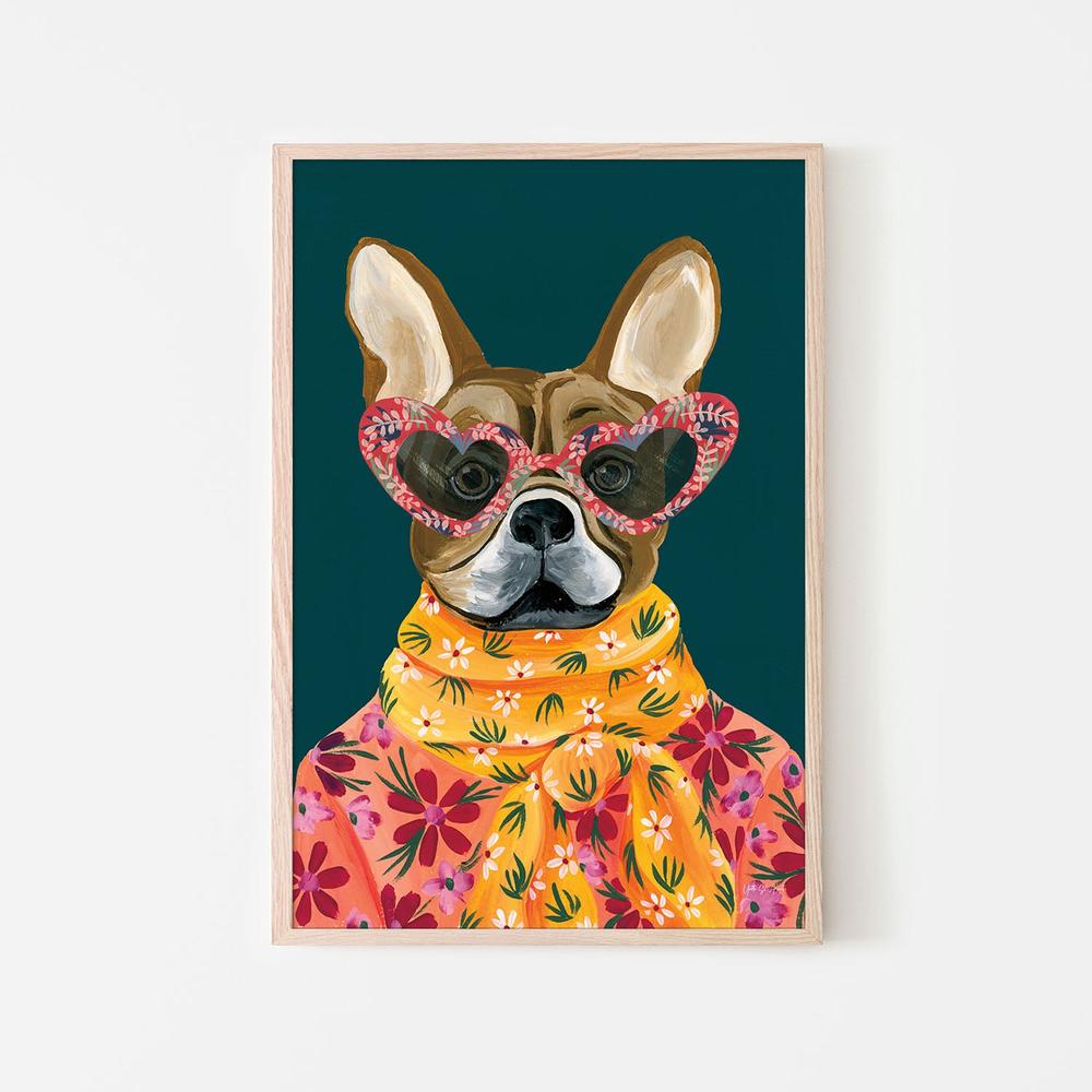 Fabulous Frenchie-by-Yvette St. Amant-wall-art-print-canvas-poster-framed-Gioia