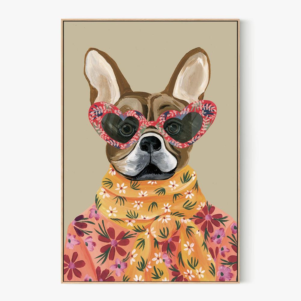 Fabulous Frenchie v2-by-Yvette St. Amant-wall-art-print-canvas-poster-framed-Gioia