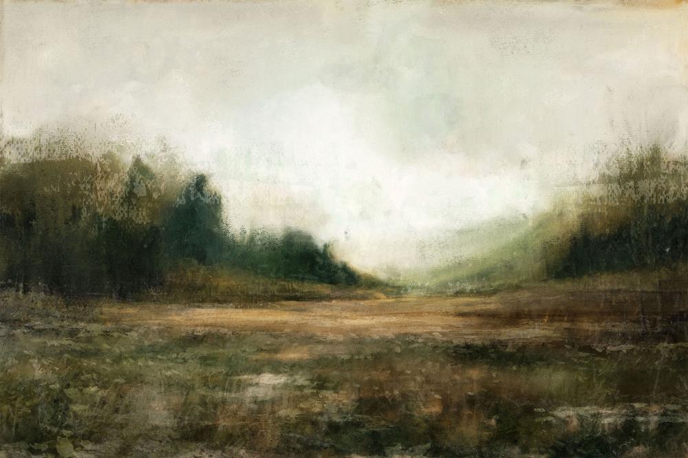 Faded Horizon-by-Nina Blue-wall-art-print-canvas-poster-framed-Gioia