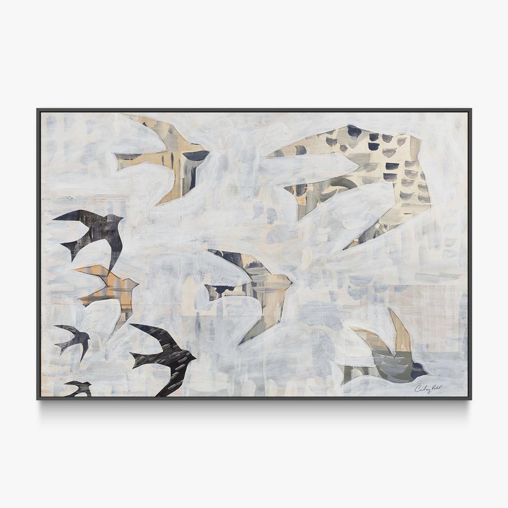 Fancy Flock-by-Courtney Prahl-wall-art-print-canvas-poster-framed-Gioia
