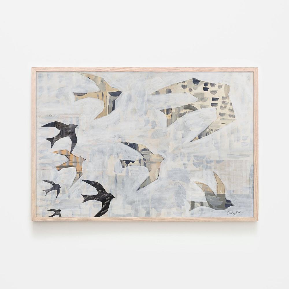 Fancy Flock-by-Courtney Prahl-wall-art-print-canvas-poster-framed-Gioia
