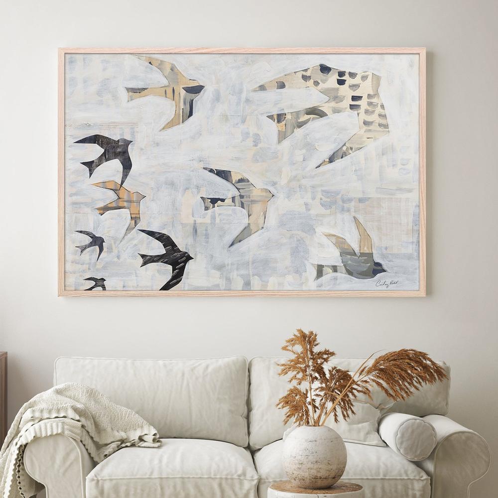 Fancy Flock-by-Courtney Prahl-wall-art-print-canvas-poster-framed-Gioia