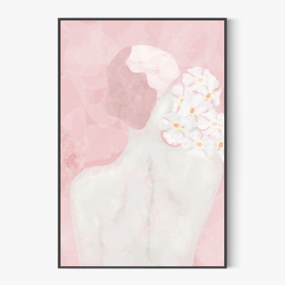 Feminine Floral Back-by-Sannel Larson-wall-art-print-canvas-poster-framed-Gioia