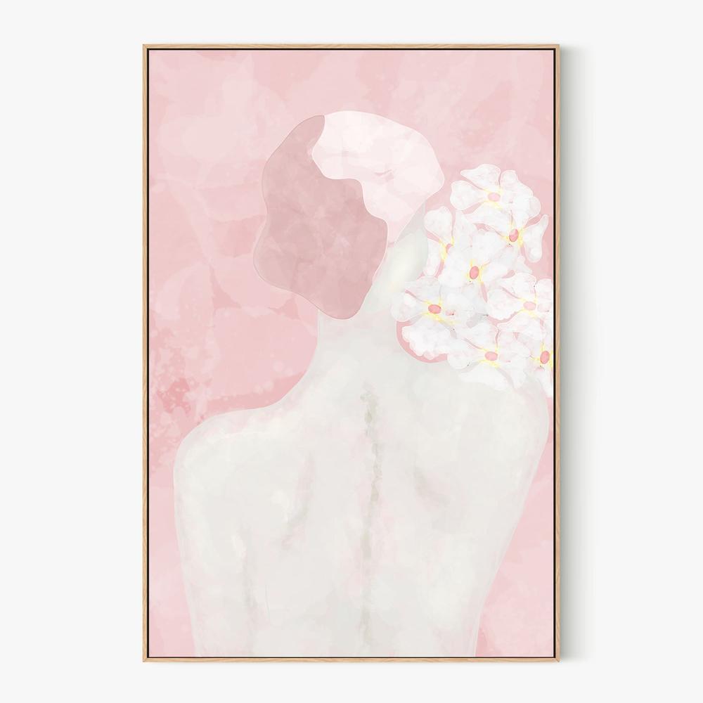 Feminine Floral Back-by-Sannel Larson-wall-art-print-canvas-poster-framed-Gioia