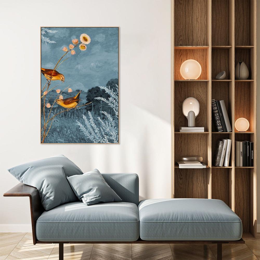 wall-art-print-canvas-poster-framed-Field Birds Blue Sky-9