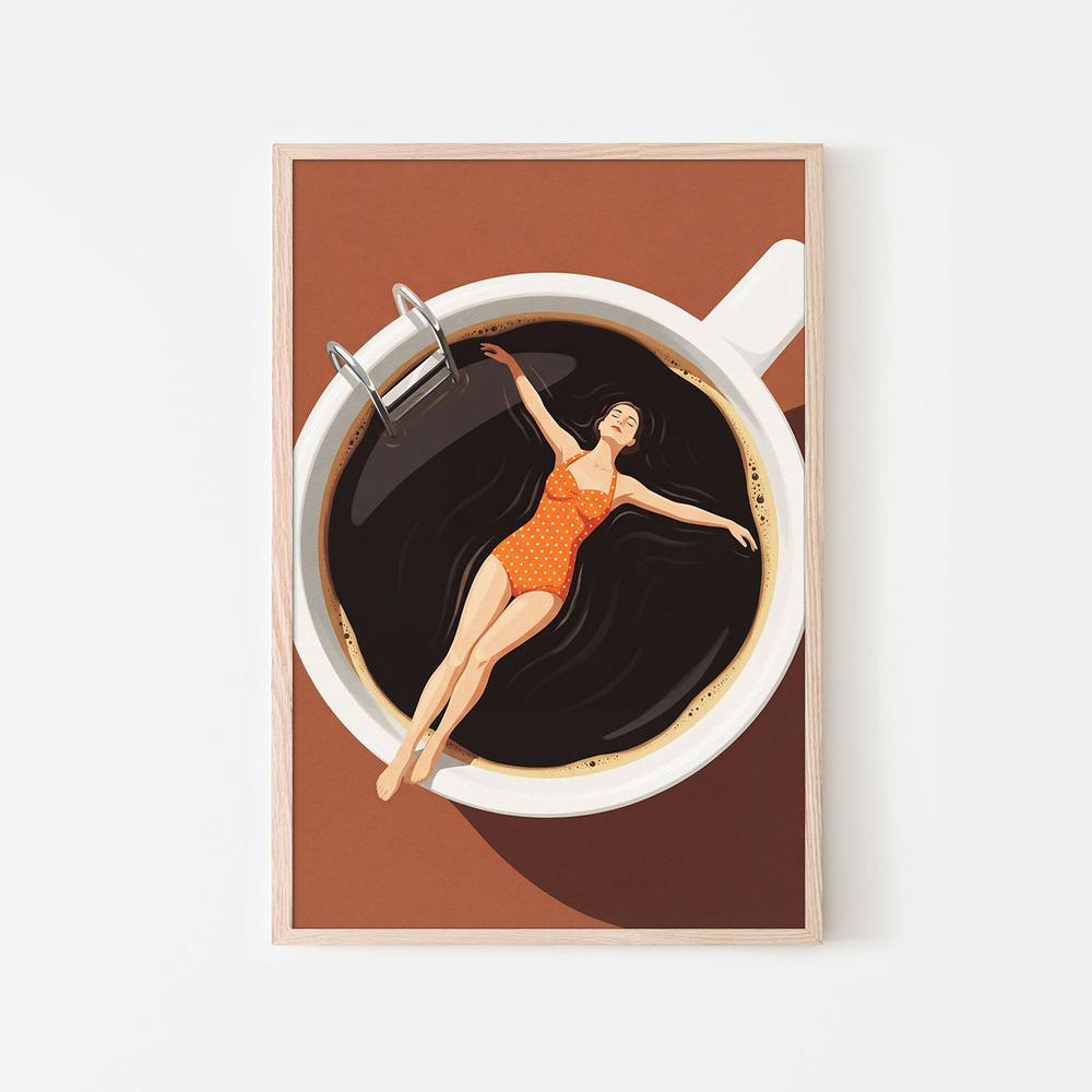wall-art-print-canvas-poster-framed-Floating In My Coffee-6