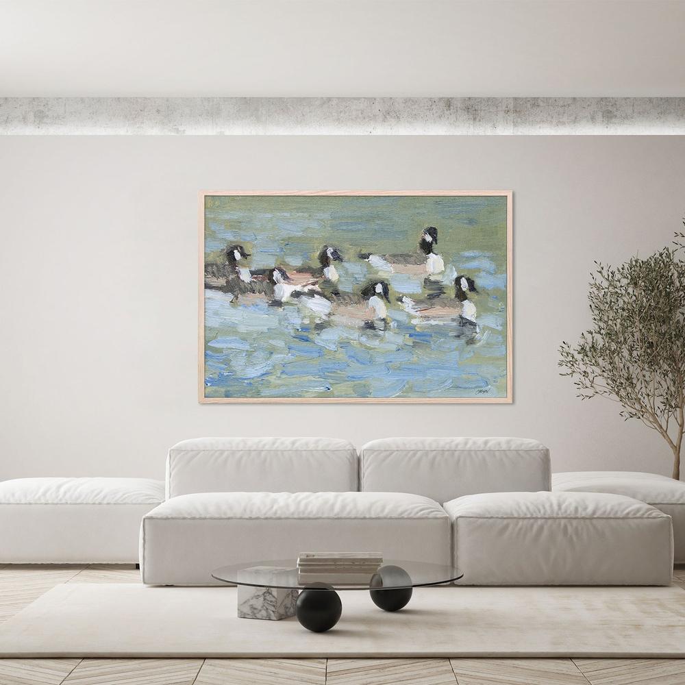 Flock Swimming-by-Carson Overstreet-wall-art-print-canvas-poster-framed-Gioia