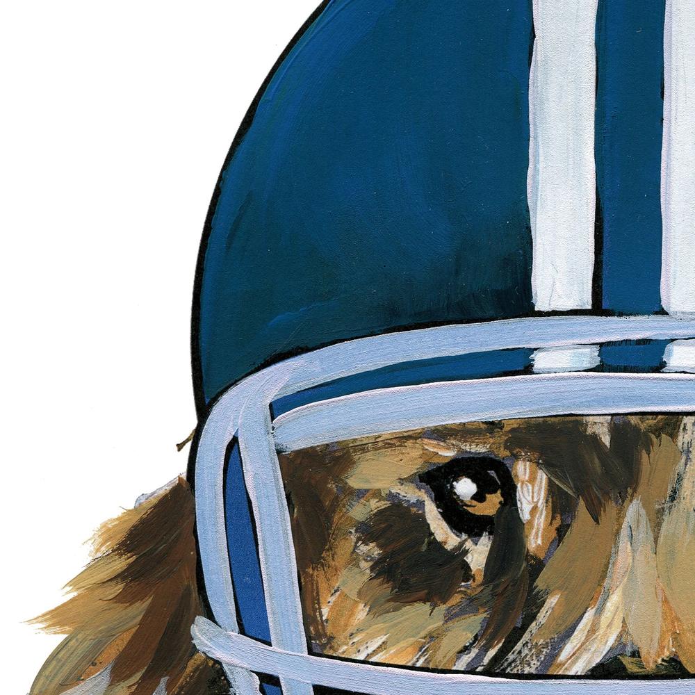 Football Lion-by-Yvette St. Amant-wall-art-print-canvas-poster-framed-Gioia