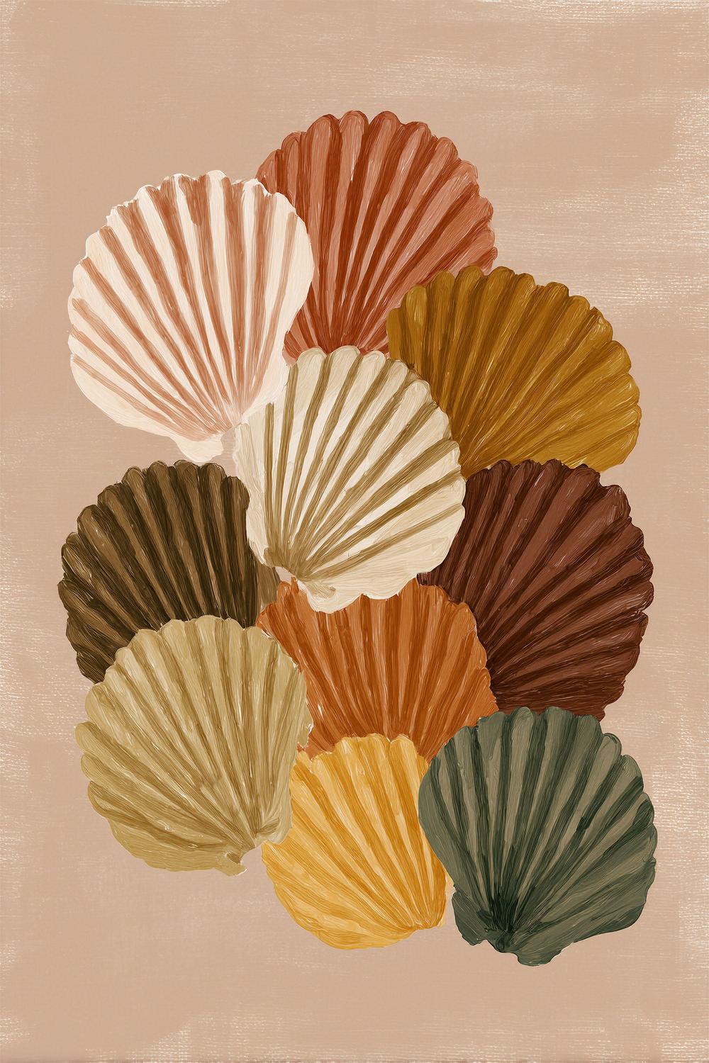 Gathered Shells-by-Lady Hana-wall-art-print-canvas-poster-framed-Gioia