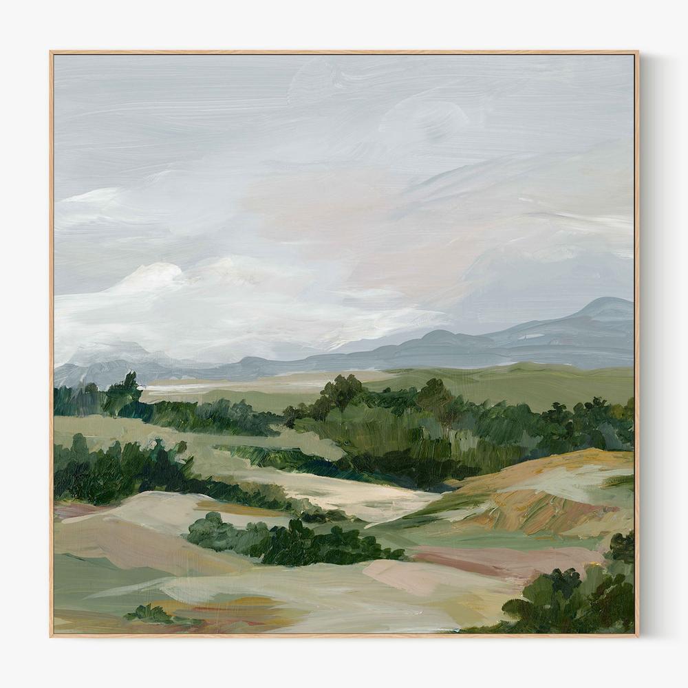Gentle Hills Under Cloudy Skies-by-Lera-wall-art-print-canvas-poster-framed-Gioia