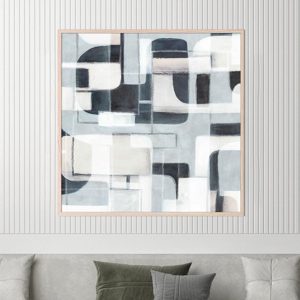 Geometric Balance in Monochrome Harmony, Style A-by-Emma Peal-wall-art-print-canvas-poster-framed-Gioia