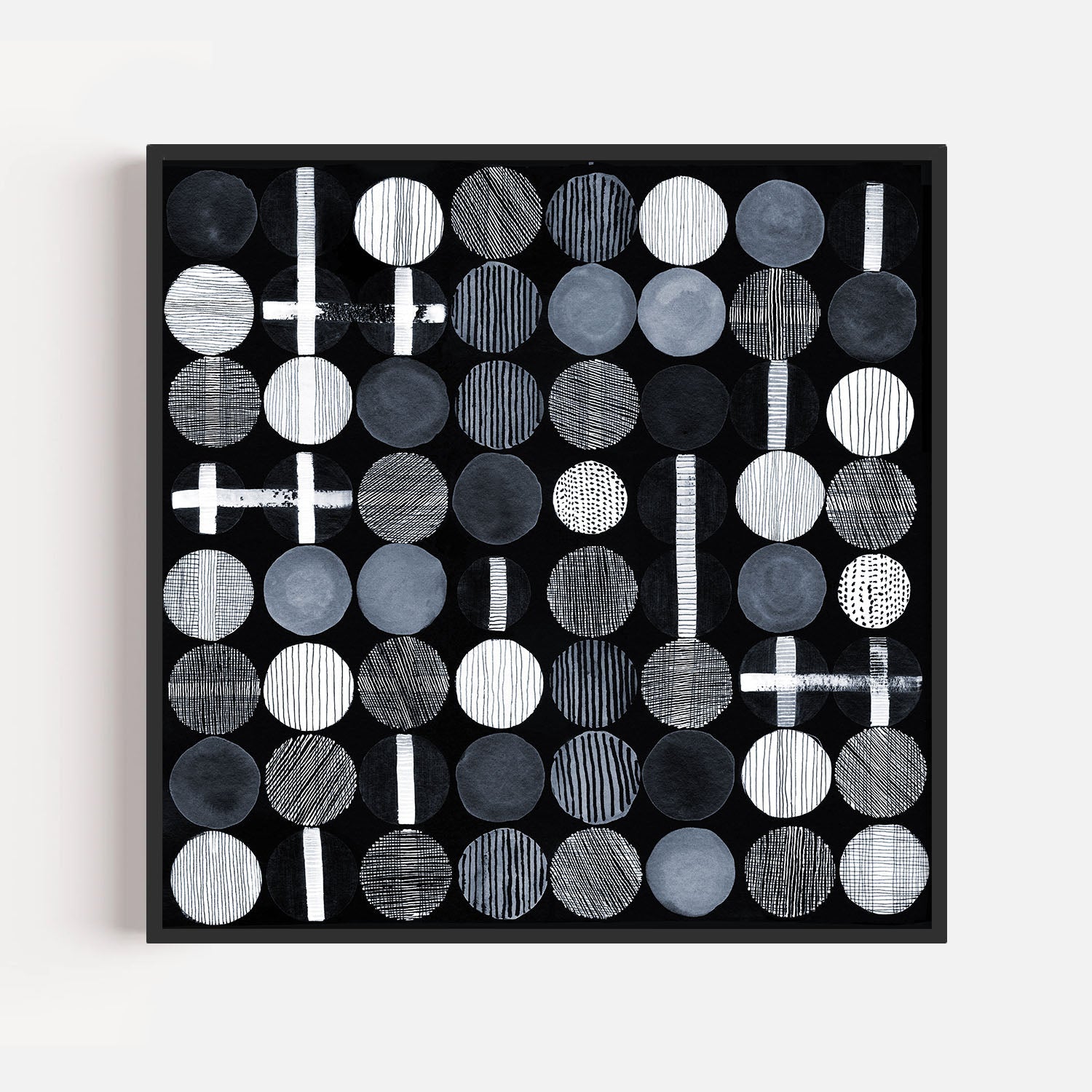 Geometry, Style B-by-Danushka Abeygoda-wall-art-print-canvas-poster-framed-Gioia