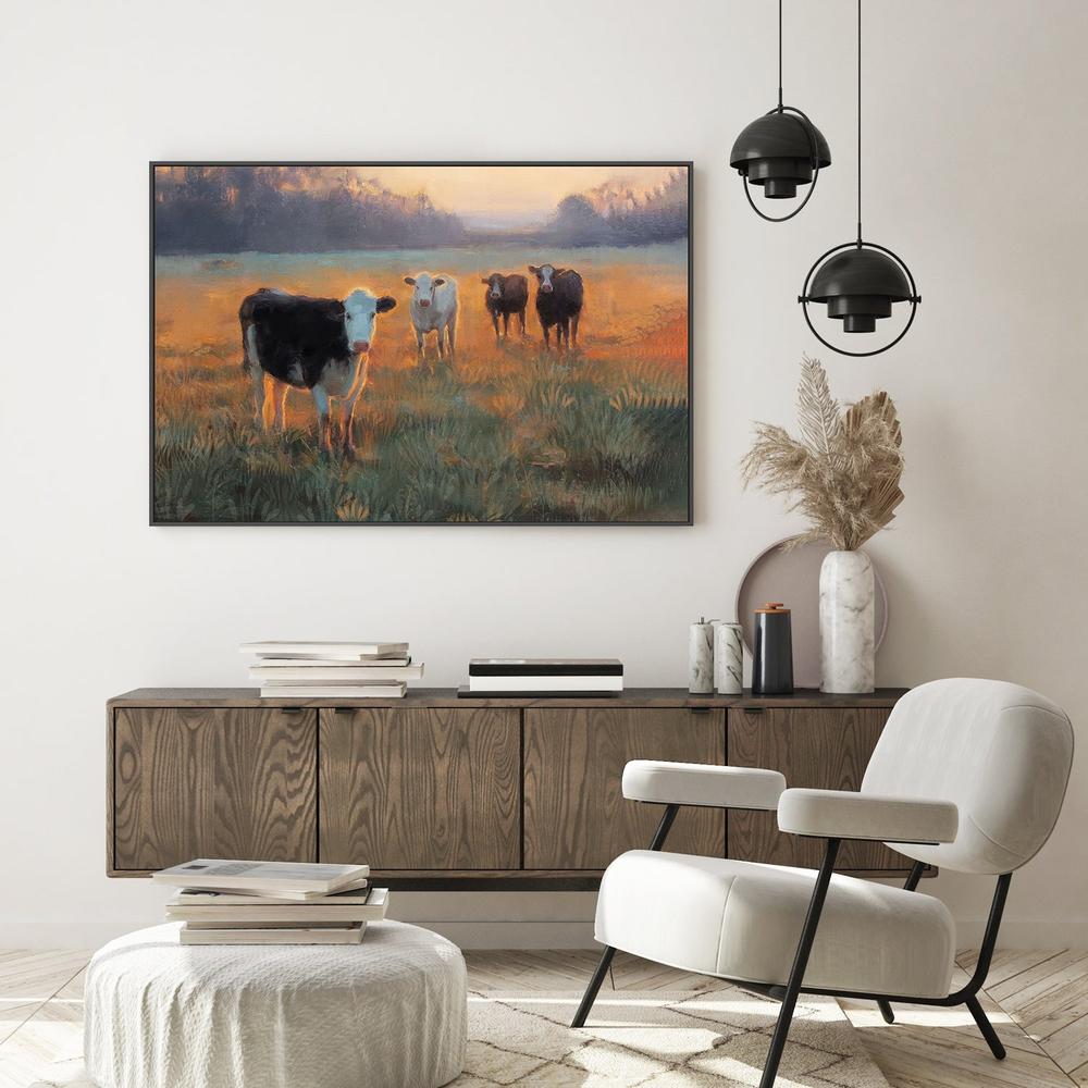 Gilded Field-by-Nina Blue-wall-art-print-canvas-poster-framed-Gioia