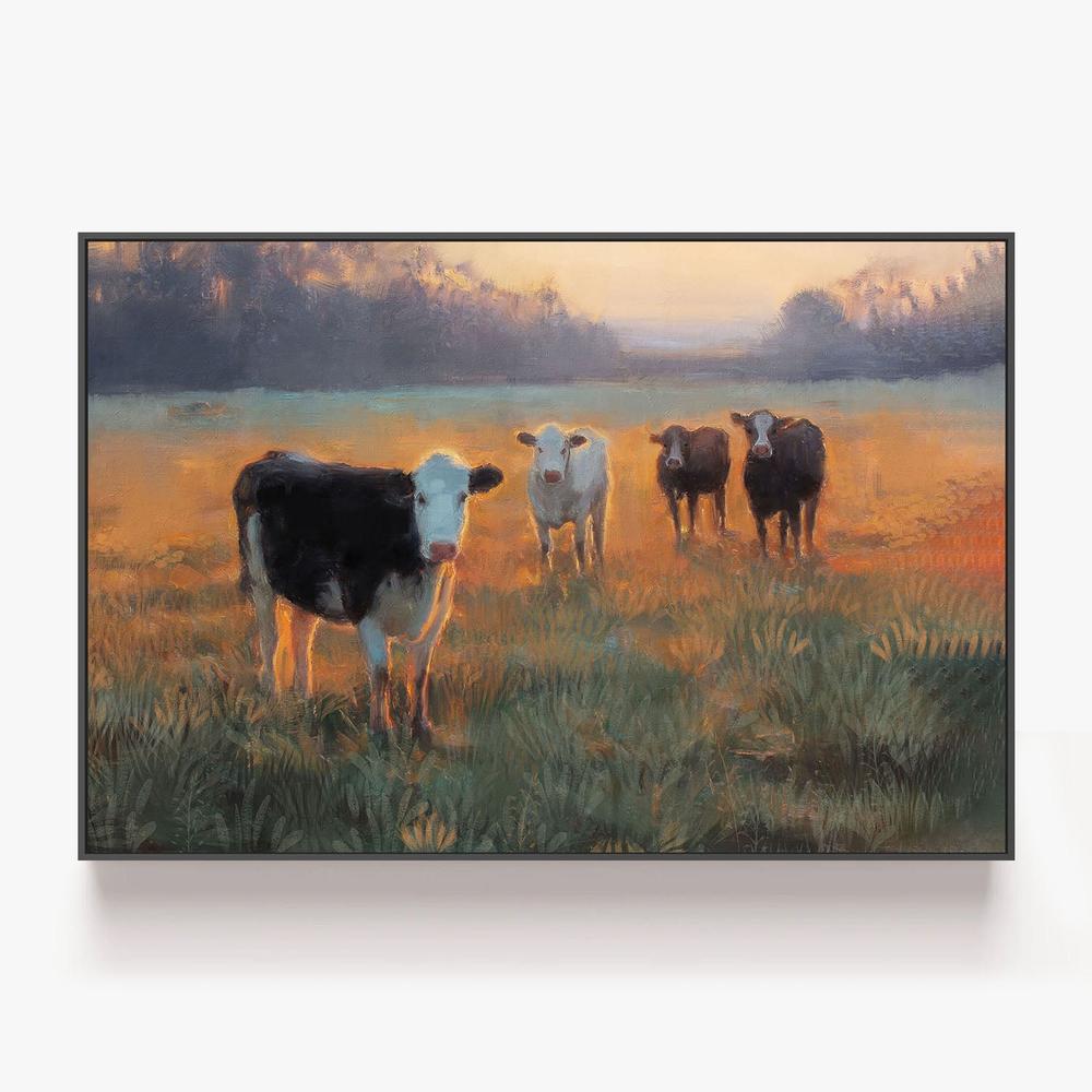 Gilded Field-by-Nina Blue-wall-art-print-canvas-poster-framed-Gioia