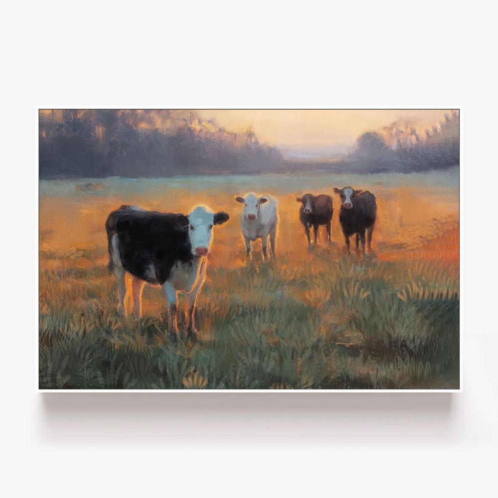 Gilded Field-by-Nina Blue-wall-art-print-canvas-poster-framed-Gioia