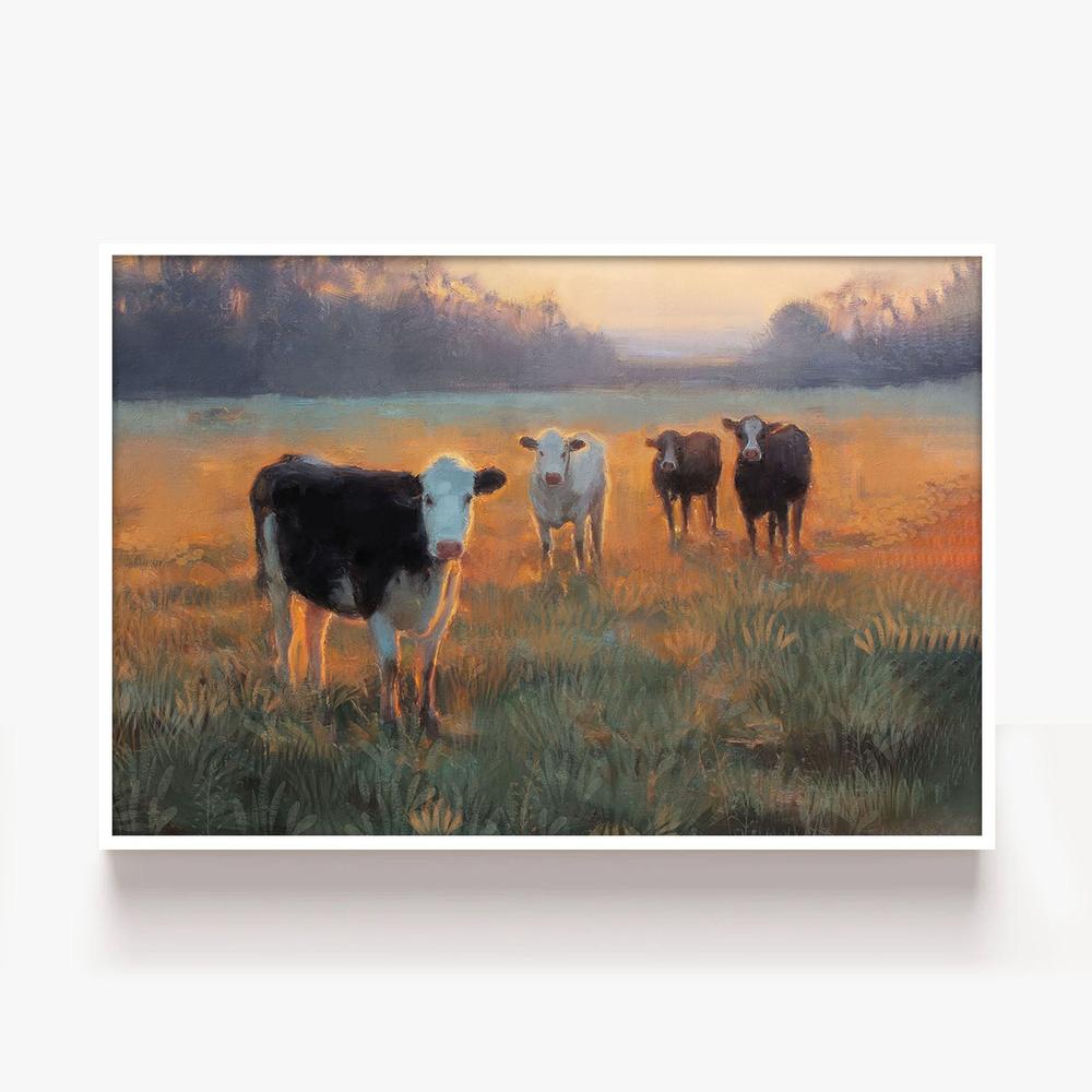 Gilded Field-by-Nina Blue-wall-art-print-canvas-poster-framed-Gioia