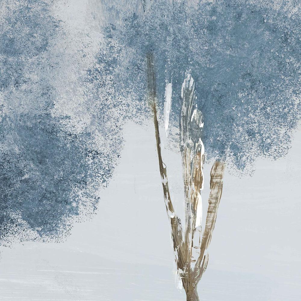 Golden Birch Tree Forest Blue Version-by-Lera-wall-art-print-canvas-poster-framed-Gioia