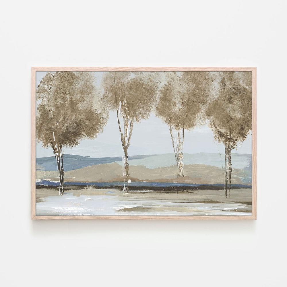 Golden Birch Tree Forest-by-Lera-wall-art-print-canvas-poster-framed-Gioia