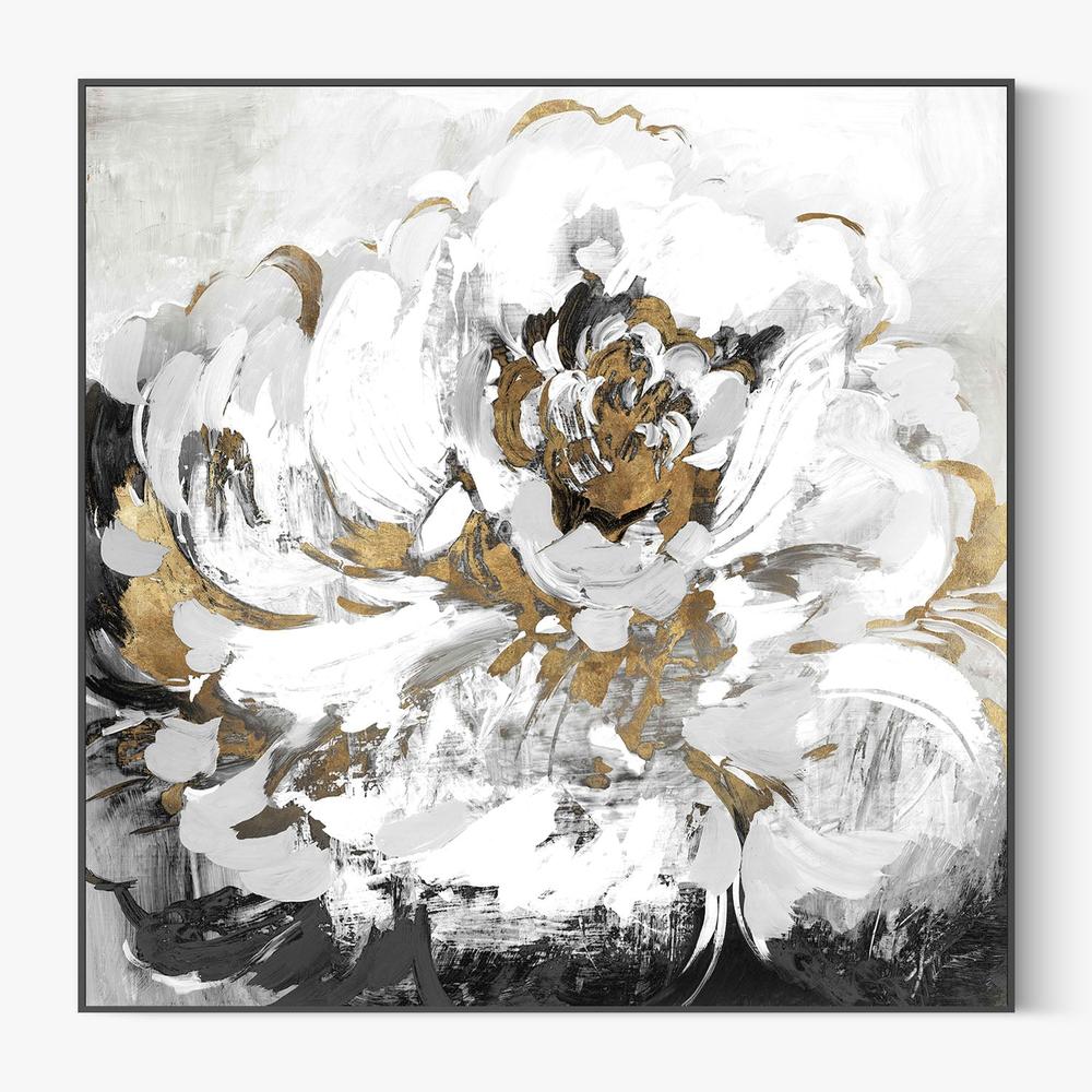 Golden Black Floral-by-Lera-wall-art-print-canvas-poster-framed-Gioia
