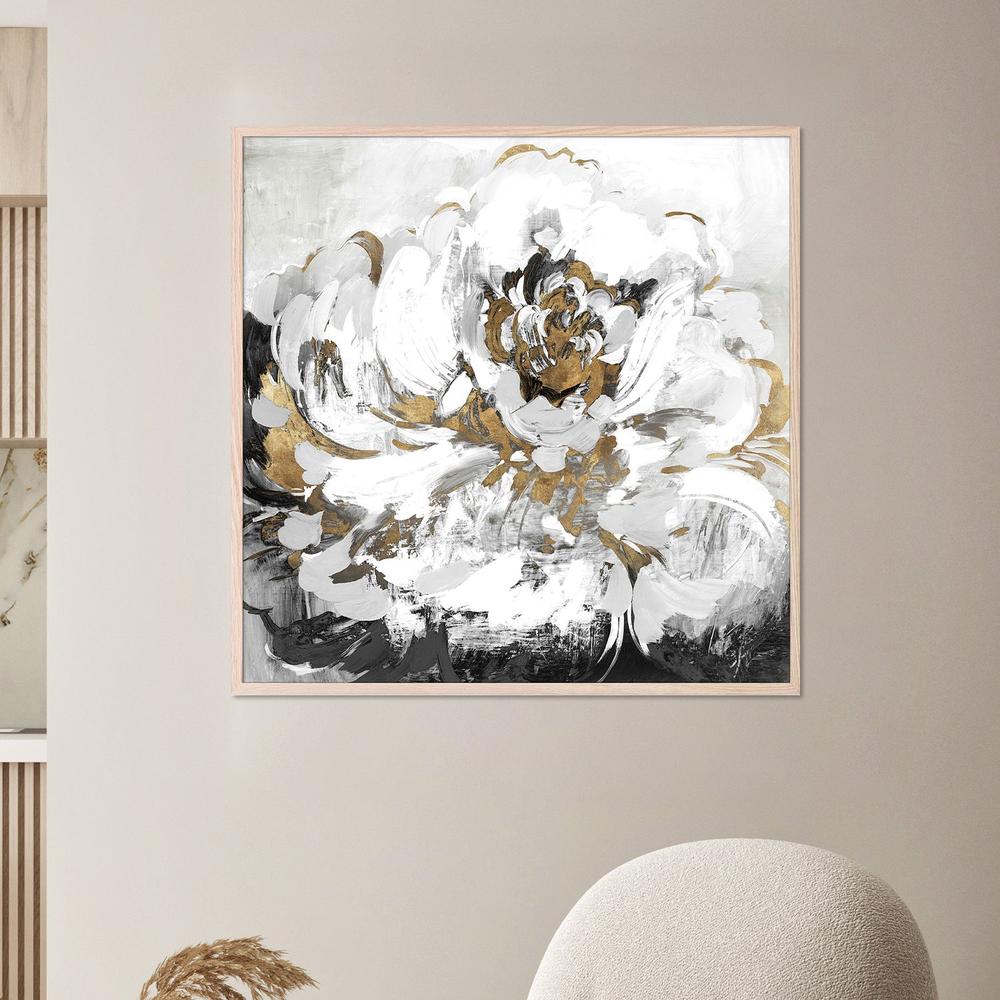 Golden Black Floral-by-Lera-wall-art-print-canvas-poster-framed-Gioia