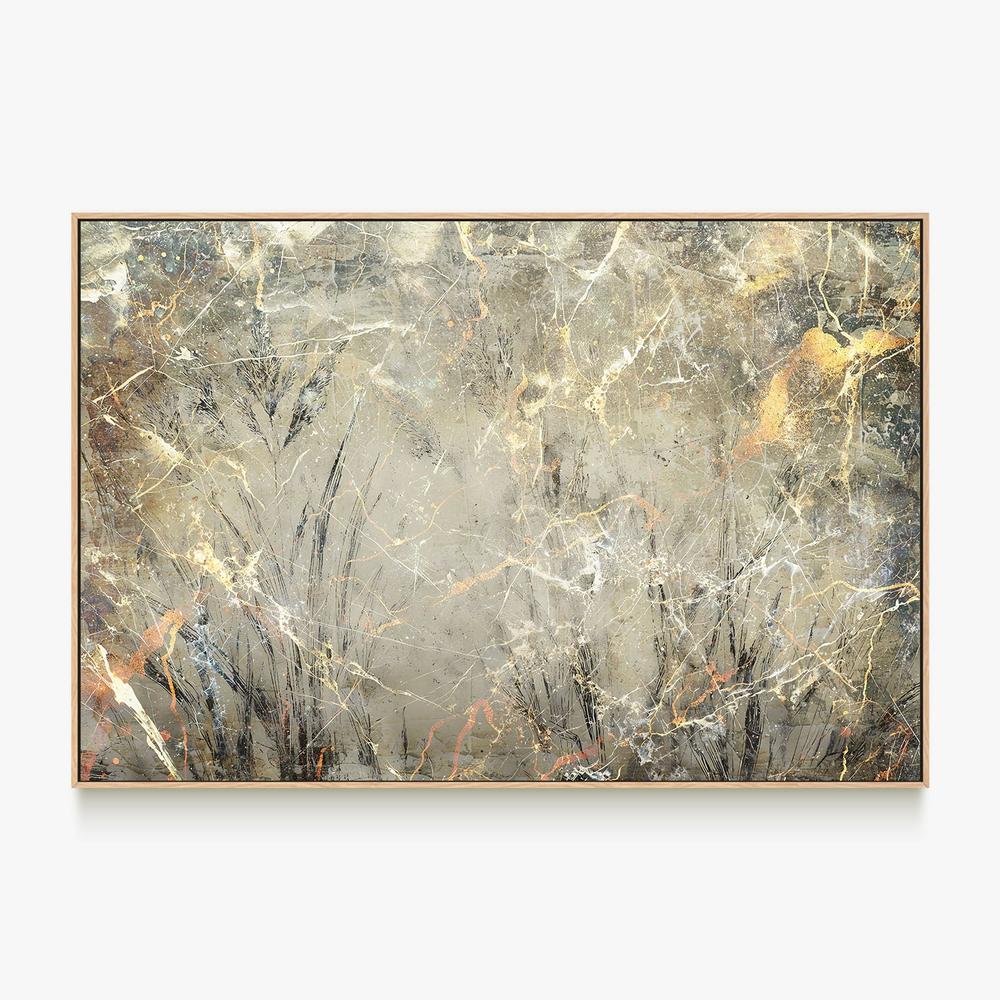 Golden Marble Veins-by-Rafal Kulik-wall-art-print-canvas-poster-framed-Gioia