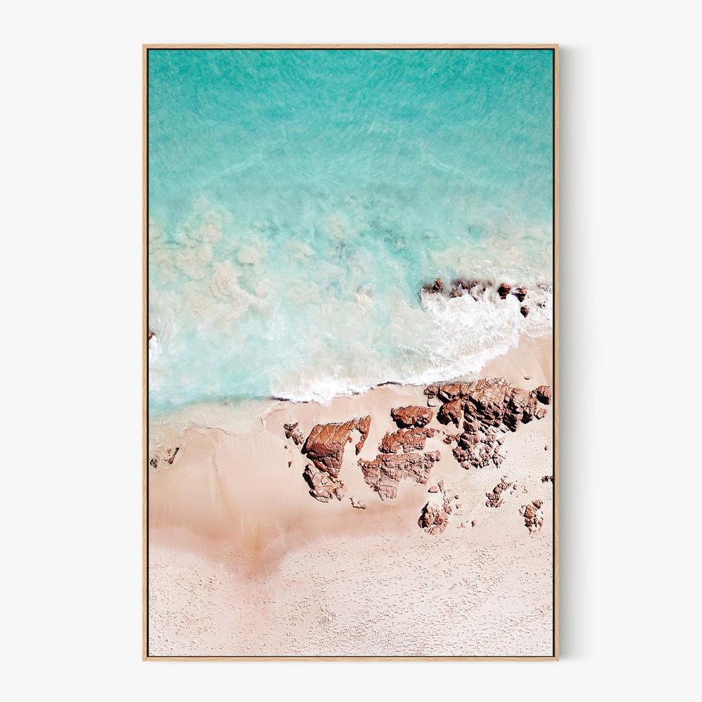 Golden Rose Beach-by-Gal Pittel-wall-art-print-canvas-poster-framed-Gioia
