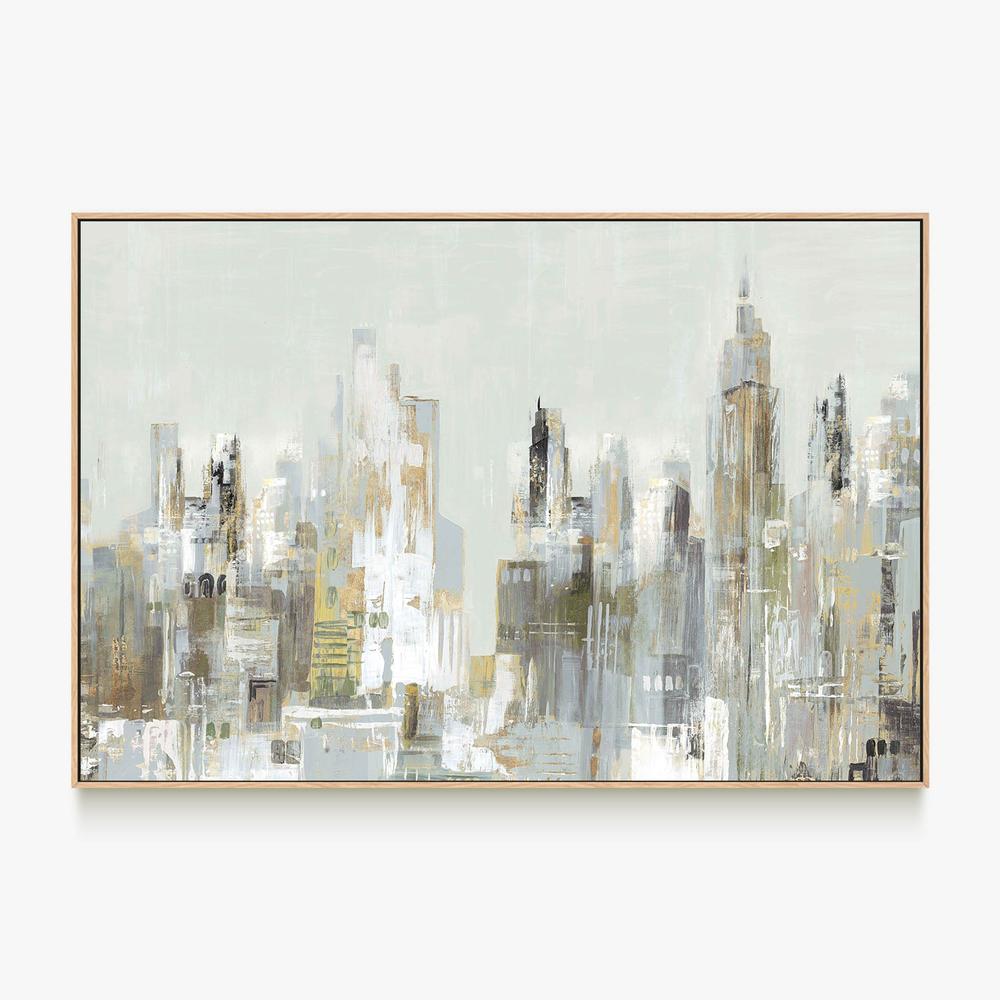Golden Winter City , Style B-by-Lera-wall-art-print-canvas-poster-framed-Gioia