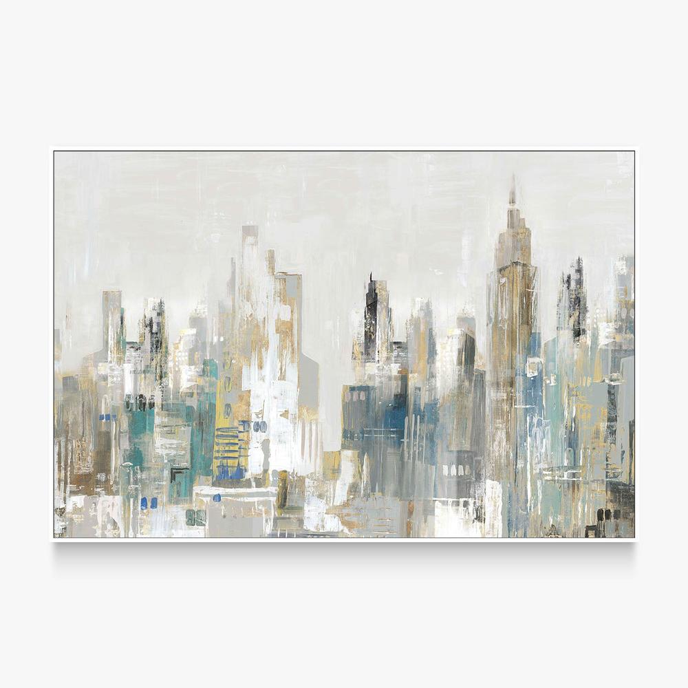 Golden Winter City, Style B-by-Lera-wall-art-print-canvas-poster-framed-Gioia