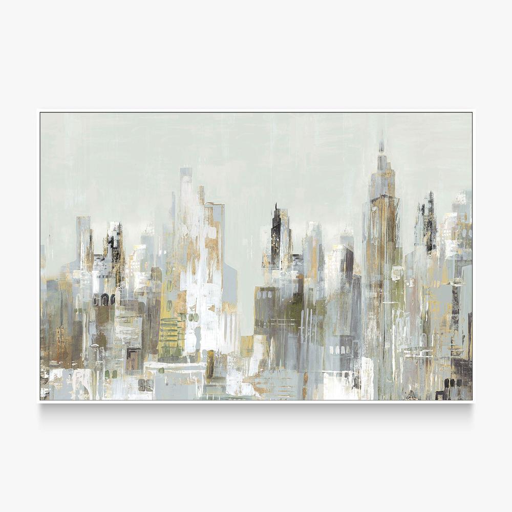 Golden Winter City , Style B-by-Lera-wall-art-print-canvas-poster-framed-Gioia