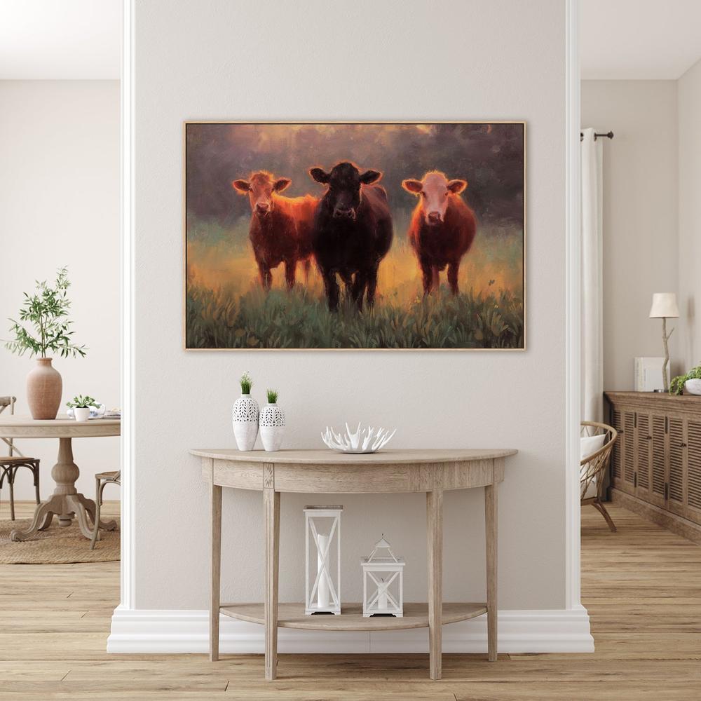 Grazing in Gold-by-Nina Blue-wall-art-print-canvas-poster-framed-Gioia