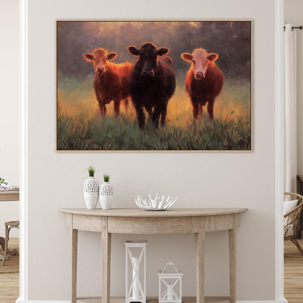 Grazing in Gold-by-Nina Blue-wall-art-print-canvas-poster-framed-Gioia