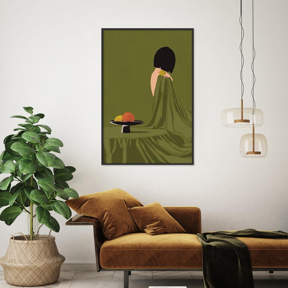 Green Dress Still Life-by-Lisa Solomoniuk-wall-art-print-canvas-poster-framed-Gioia