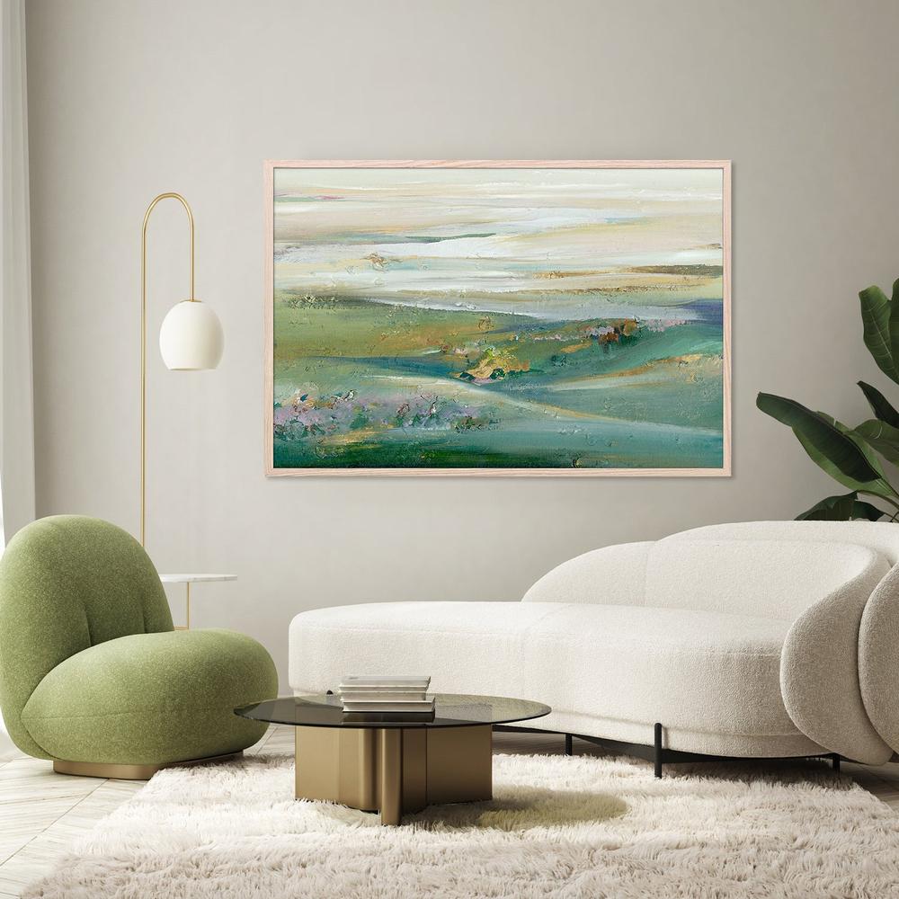 Green Sunset Pasture-by-Lera-wall-art-print-canvas-poster-framed-Gioia