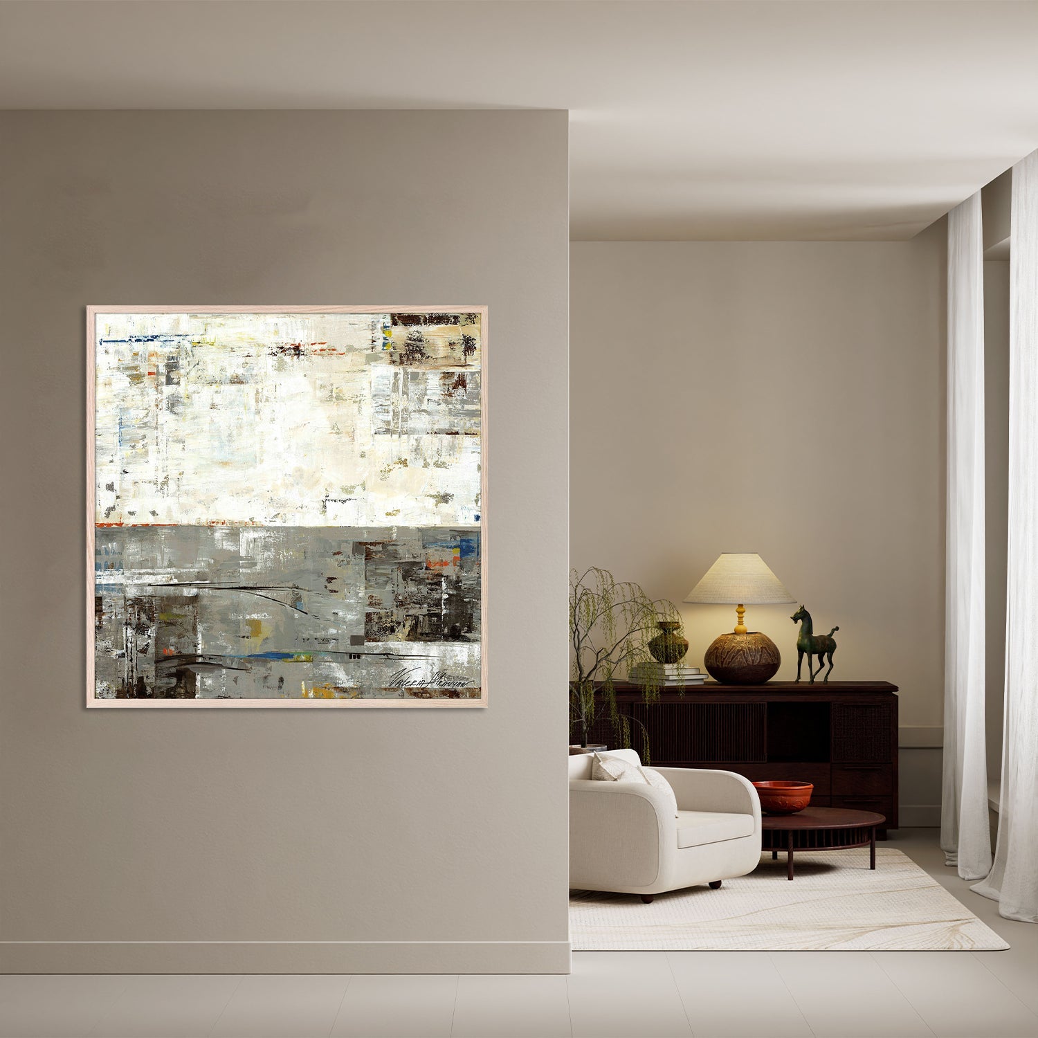 Grey Zone, Style B-by-Lera-wall-art-print-canvas-poster-framed-Gioia