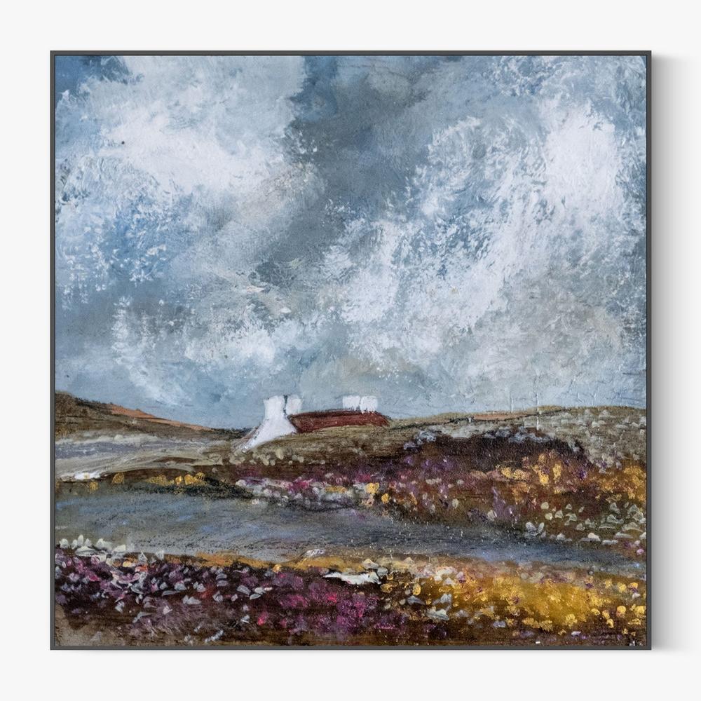 Heather & bracken, Style B-by-Louise O'Hara-wall-art-print-canvas-poster-framed-Gioia