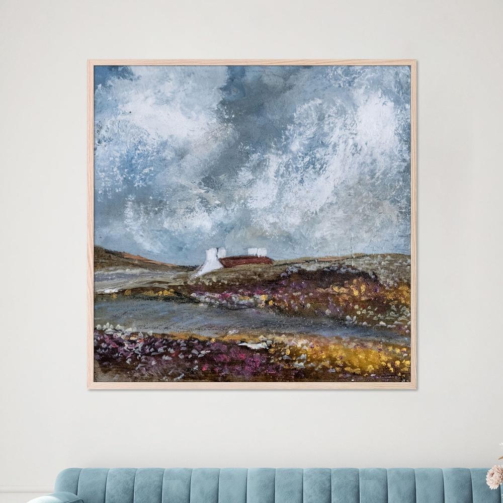 Heather & bracken, Style B-by-Louise O'Hara-wall-art-print-canvas-poster-framed-Gioia