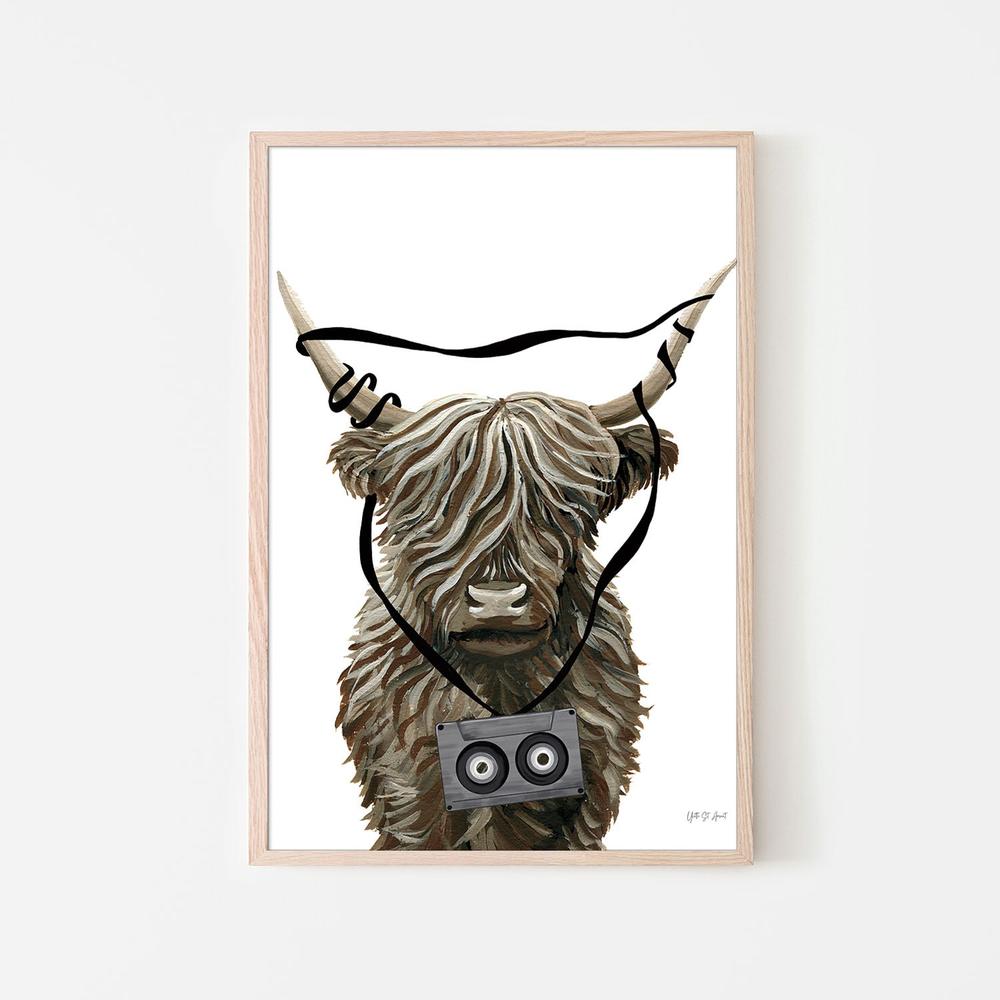 Highland Cassette-by-Yvette St. Amant-wall-art-print-canvas-poster-framed-Gioia