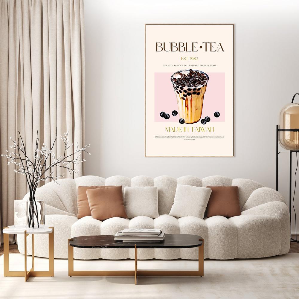 Iced Bubble Tea-by-Nazma Khokhar-wall-art-print-canvas-poster-framed-Gioia
