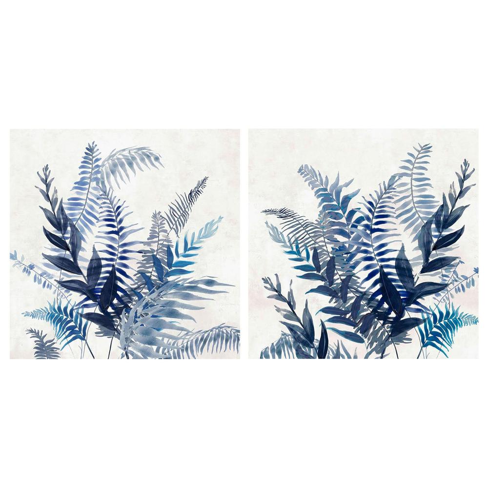 Indigo Canopy, Style A & B, Set Of 2-by-Jacob Q-wall-art-print-canvas-poster-framed-Gioia