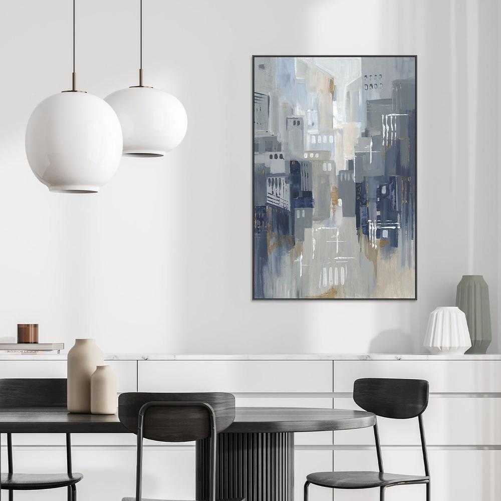 Indigo City, Style B-by-Lera-wall-art-print-canvas-poster-framed-Gioia