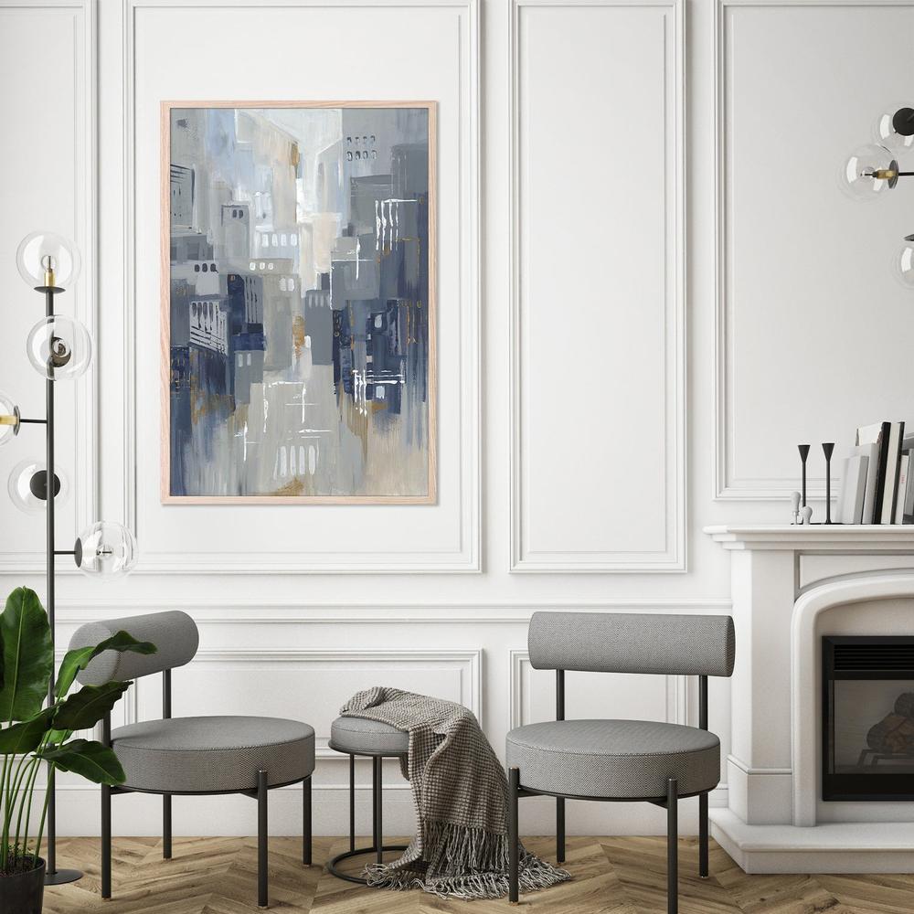 Indigo City, Style B-by-Lera-wall-art-print-canvas-poster-framed-Gioia