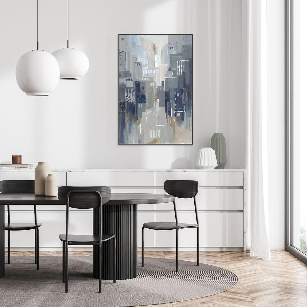 Indigo City, Style B-by-Lera-wall-art-print-canvas-poster-framed-Gioia