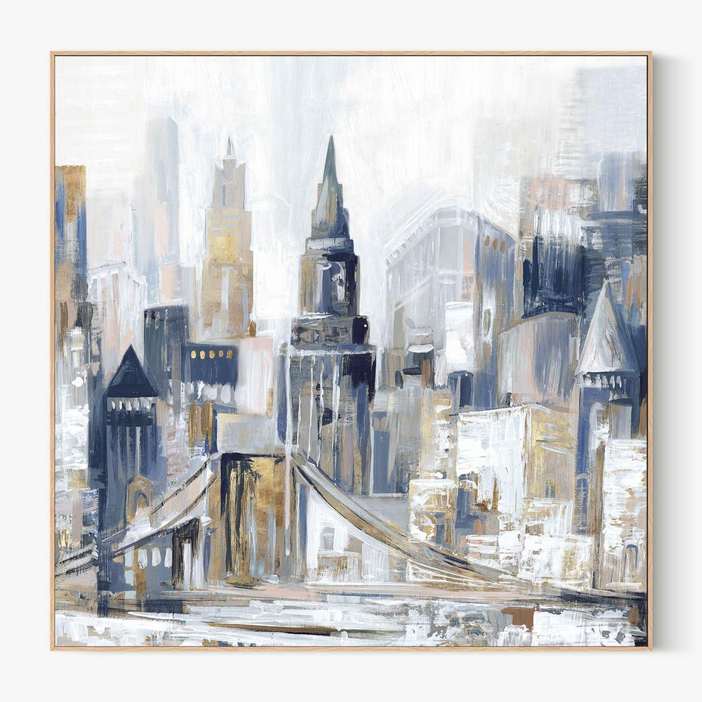 Indigo New York I Neutral Version-by-Lera-wall-art-print-canvas-poster-framed-Gioia