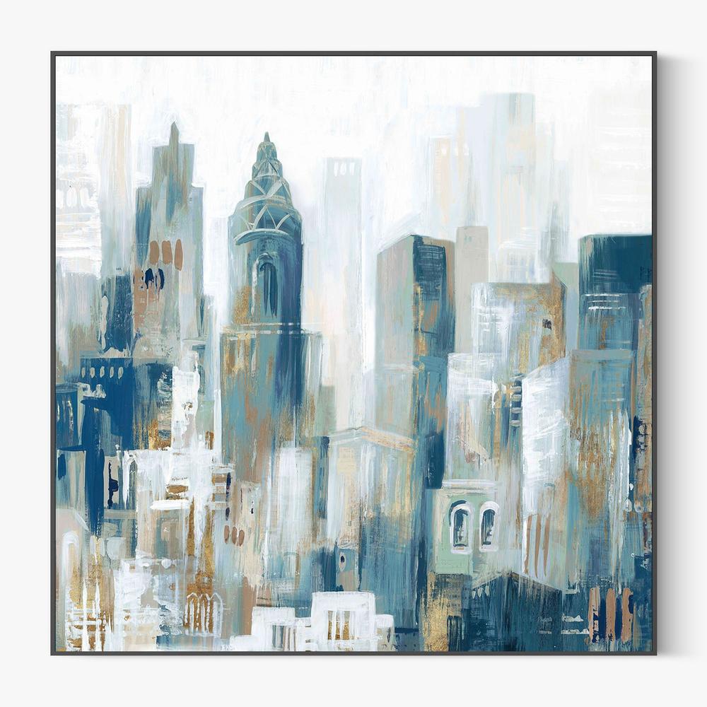 Indigo New York, Style B-by-Lera-wall-art-print-canvas-poster-framed-Gioia
