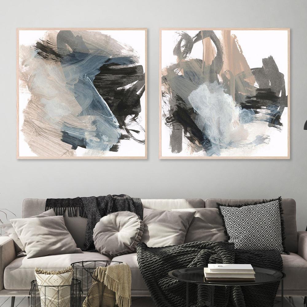 Instinct, Style A & B, Set Of 2-by-Dan Hobday-wall-art-print-canvas-poster-framed-Gioia