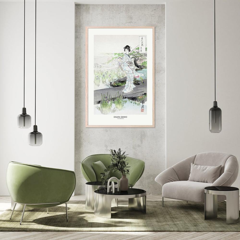 Iris Garden-by-Ogata Gekko-wall-art-print-canvas-poster-framed-Gioia